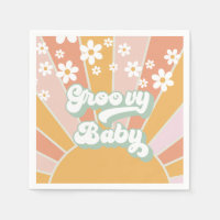 Groovy Baby Retro Sunshine Hippie Baby Dusche