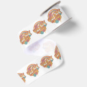 Groovy Baby Retrodesign Satinband (Rückseite)