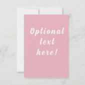 Groovy Baby Shower, Boho Retro, Vibe der 70er Jahr Einladung (Rückseite)