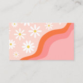 Groovy Baby Shower Books for Baby Card Begleitkarte (Rückseite)