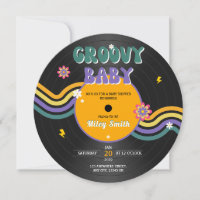 Groovy Baby Shower Vinyl Schallplatte Vintage 70er