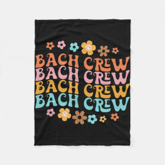 Groovy Bach Crew Funny Bachelorette Brautparty Fleecedecke