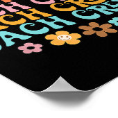 Groovy Bach Crew Funny Bachelorette Brautparty Poster (Ecke)