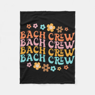 Groovy Bach Crew Lustige Junggesellinnenparty Brau Fleecedecke