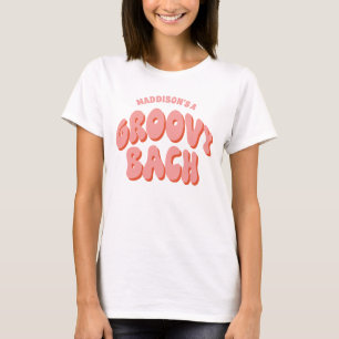 Groovy Bach Custom Retro Bachelorette T - Shirt