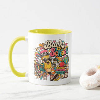 Groovy Back to School Tasse Bunter Bleistift Stude