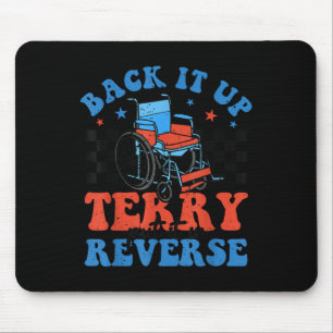 Groovy Back up Terry setzen Sie es in umgekehrte F Mousepad
