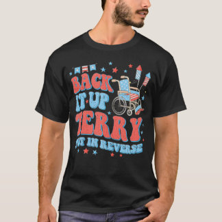 Groovy Back up Terry setzen Sie es in umgekehrte F T-Shirt