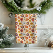 Groovy Bath Towel 70s Boho Eclectic Vibe Pop Badhandtuch Set