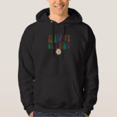 Groovy BE GROOVY NOT A BULLY Retro Anti Bullying C Hoodie (Vorderseite)