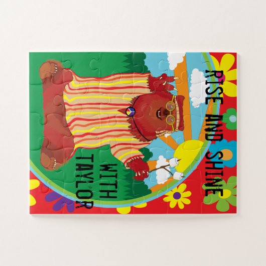 Groovy Bear Jigsaw Puzzle (Horizontal)