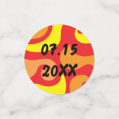 Groovy Bear Party Confetti Konfetti (Klein Vorderseite)