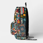Groovy Bedruckter Rucksack (Rechts)