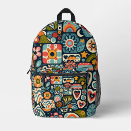 Groovy Bedruckter Rucksack