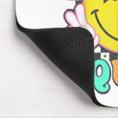Groovy Bestie Squad Best Friends Matching Girls Pa Mousepad (Ecke)