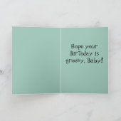 Groovy Birds Geburtstagskarte Karte (Innenseite)