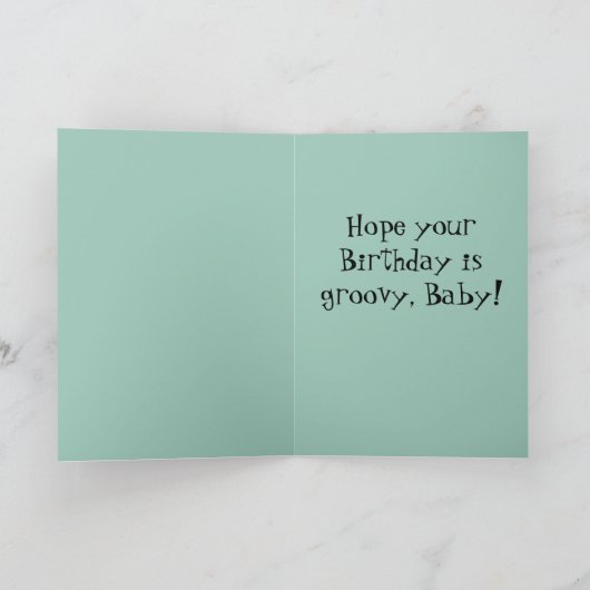 Groovy Birds Geburtstagskarte Karte (Innenseite)