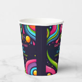 Groovy Birthday Bash Pappbecher (Rechts)