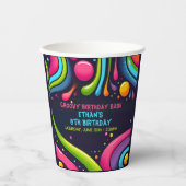 Groovy Birthday Bash Pappbecher (Vorderseite)