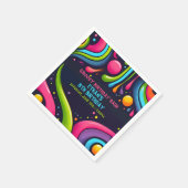 Groovy Birthday Bash Serviette (Ecke)