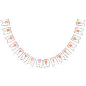 Groovy Birthday Daisies Hippie Birthday Wimpelkette (Alle)