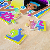 Groovy Birthday Einladung Puzzle (Seite)