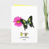 Groovy Birthday Karte (Rückseite)