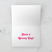 Groovy Birthday Karte (Innenseite)