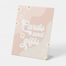 Groovy Birthday Party Boho Daisy Dekorationstabell Sockelschild