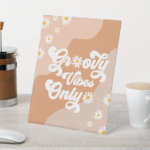 Groovy Birthday Party Boho Daisy Dekorationstabell Sockelschild (In SItu)