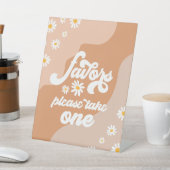 Groovy Birthday Party Boho Daisy Dekorationstabell Sockelschild (In SItu)