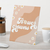 Groovy Birthday Party Boho Daisy Dekorationstabell Sockelschild (In SItu)