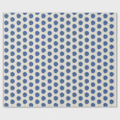 Groovy Blaues Geschenkpapier (Flach)