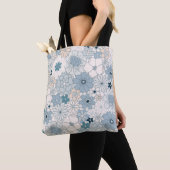 Groovy Blue Blossom Tasche (Von Nahem)
