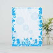Groovy Blue Fun Coole, einzigartige Design Art (Stehend Vorderseite)