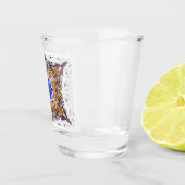 Groovy Blue Star Cosmos Thunder_Cove Schnapsglas (Rechts)