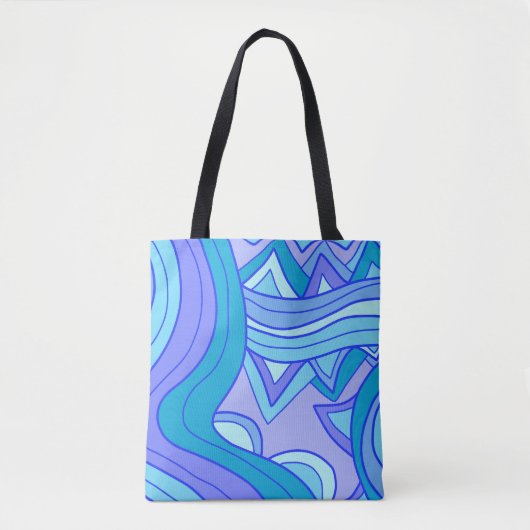 Groovy Blues Tasche (Vorderseite)