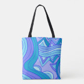 Groovy Blues Tasche (Rückseite)