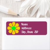 Groovy Blume Address Labels (Insitu)