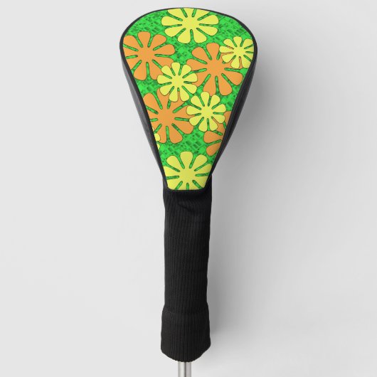 Groovy Blume Design Golf Headcover (Vorderseite)