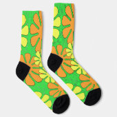 Groovy Blume Design Socken (Rechts)