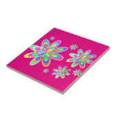 Groovy Blume Fliese (Seite)