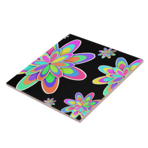 Groovy Blume Fliese