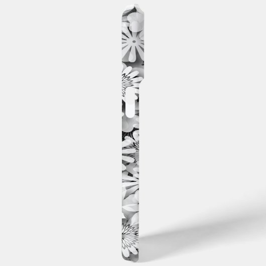 Groovy Blume Garden Monocrome Case-Mate iPhone Hülle (Rückseite / Rechts)