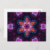 Groovy Blume Leben Postkarte (Vorne/Hinten)