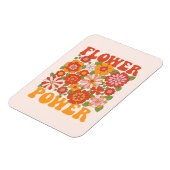 Groovy Blume Power Graphic Magnet (Linke Seite)