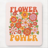 Groovy Blume Power Graphic Mousepad (Vorne)
