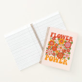 Groovy Blume Power Graphic Notizblock (Innenseite)