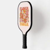 Groovy Blume Power Graphic Pickleball Schläger (Links)