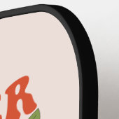 Groovy Blume Power Graphic Pickleball Schläger (Linke Seite)